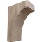 Ekena Millwork 5 1/4"W x 8"D x 12"H Clarksville Bracket, Walnut BKTW05X08X12CVWA - alternate 1